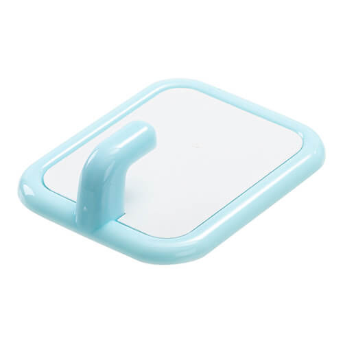 Grand cintre en plastique pour sublimation - rectangle bleu