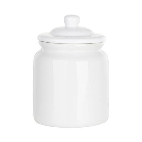 Recipient ceramic 2400 ml cu capac pentru sublimare