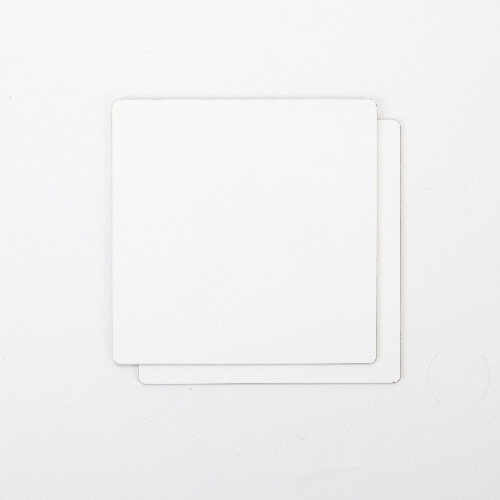 Vlaknena plošča za sublimacijo 20 x 20 x 0,3 cm - 2 kosa. - svetlo rjav hrbet