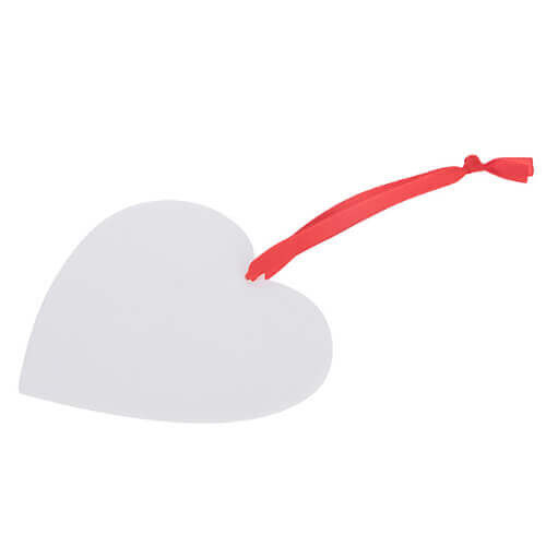 Felt heart shape decoration for sublimation