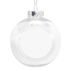 Christmas tree bauble Ø 8 cm for sublimation - transparent - cartoon characters