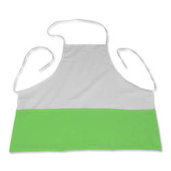 Delantal de cocina foto verde claro por sublimación por transferencia térmica