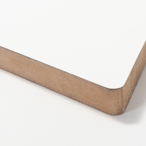 Trekantet MDF-fotoramme til sublimering - 12,7 x 15,2 cm