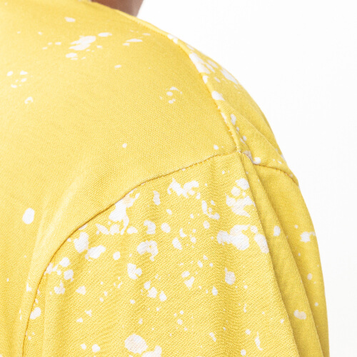 Chemise Cotton-Like Bleached Starry Yellow pour sublimation
