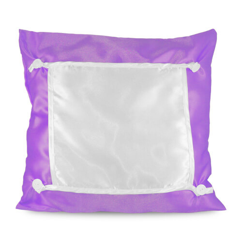 Eco-pudebetræk 40 x 40 cm lilla Sublimation termisk overførsel