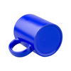 Taza mágica, azul, mate para impresión por sublimación