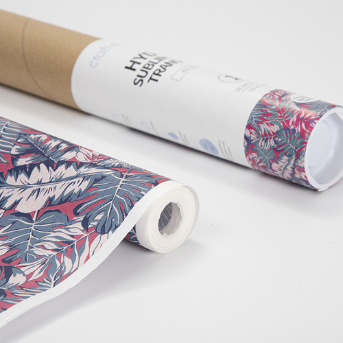 Craft Express hidro-szublimációs fólia - piros/kék trópusi levelek