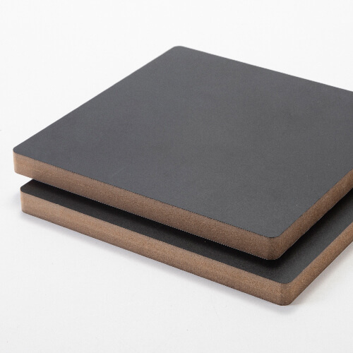 Fiberplade til sublimering 20 x 20 x 1,5 cm - 2 stk. - sort ryg