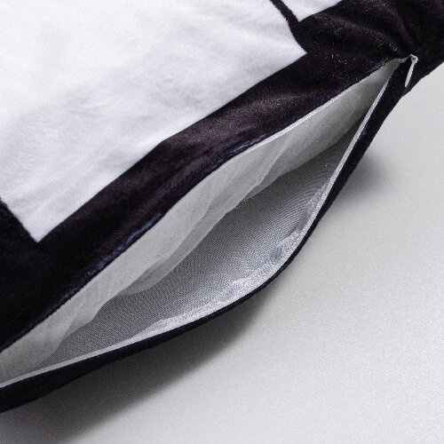 Funda de almohada de felpa con paneles para fotos para sublimación - 8 paneles