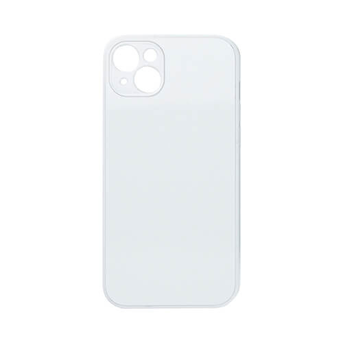 Coque en caoutchouc sublimée blanche pour iPhone 14 Plus