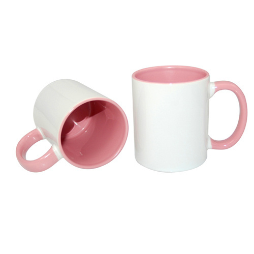 Mug JS Coating 330 ml FUNNY rose Sublimation Transfert Thermique
