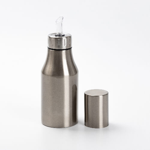 500 ml stainless steel oil dispenser for sublimation - silver