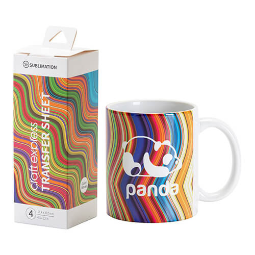 Arkusz transferowy Color Waves 30,5 x 11,4 cm - 4 szt.