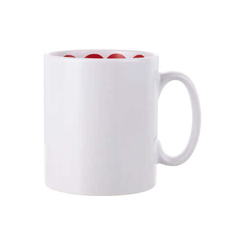 Mug 300 ml avec intérieur I love You Sublimation Transfert Thermique