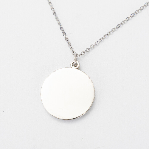 Médaillon rond pour sublimation - cœur