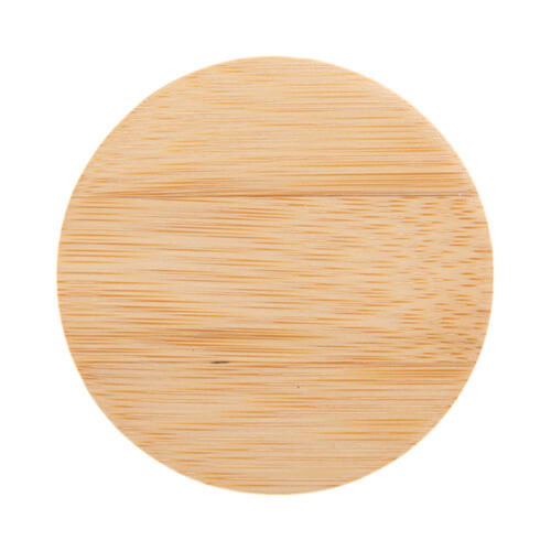 Bamboo round bottle opener ∅ 6 cm for sublimation