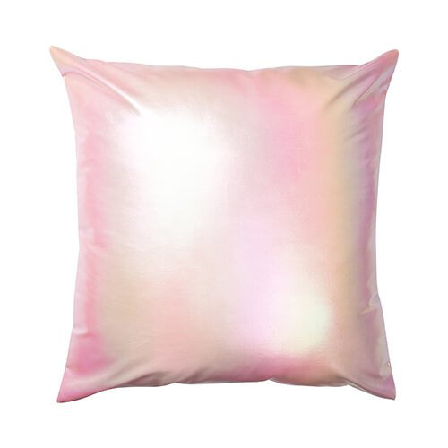 Obliečka na vankúš 40 x 40 cm na sublimáciu - holo efekt - ružová