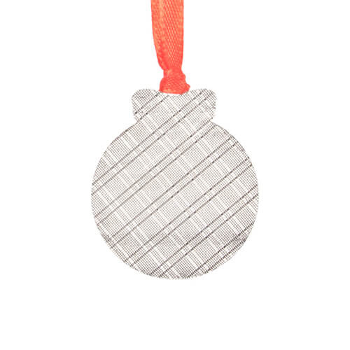 Kovinska etiketa za božično drevo za sublimacijo - bauble