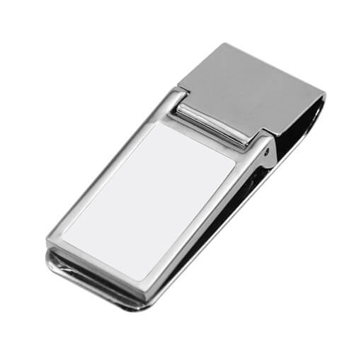 Rectangular cash clip  2,2 x 6 cm Sublimation Thermal Transfer