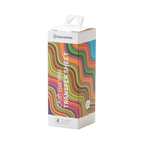 Prenosni list Color Waves 30,5 x 11,4 cm - 4 kosi.