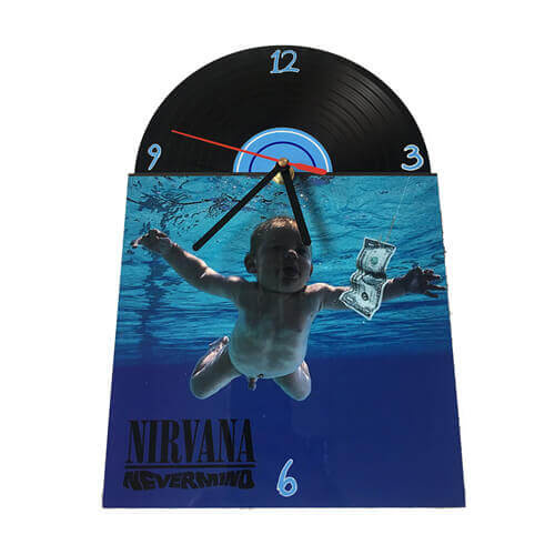 Horloge murale MDF pour sublimation - Disque vinyle