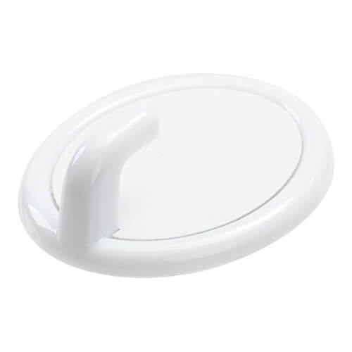 Small plastic hanger for sublimation - white oval