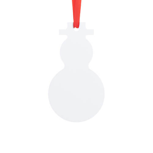 Plastmasas kulons sublimācijai - sniegavīrs