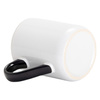 325 ml sublimation mug - with black interior and handle