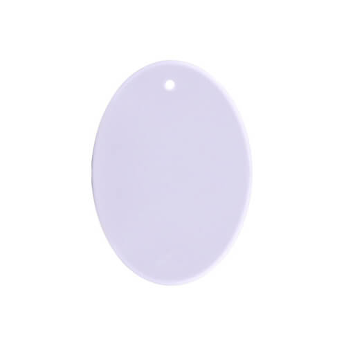 Pandantiv din plastic luminescent oval Transfer termic prin sublimare