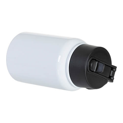 Gourde 500 ml avec embout large et anse pliable pour sublimation - blanc