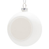 Božična smrečica Ø 7,8 cm za sublimacijo - mat bela