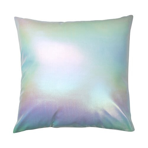 Funda de almohada 40 x 40 cm para sublimación - efecto holo - azul