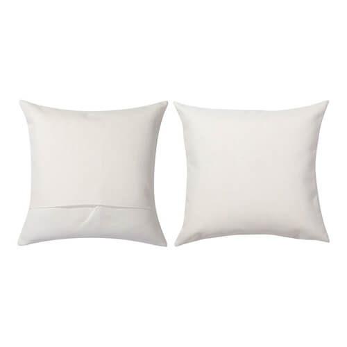 Față de pernă din in 40 x 40 cm fără fermoar pentru sublimare