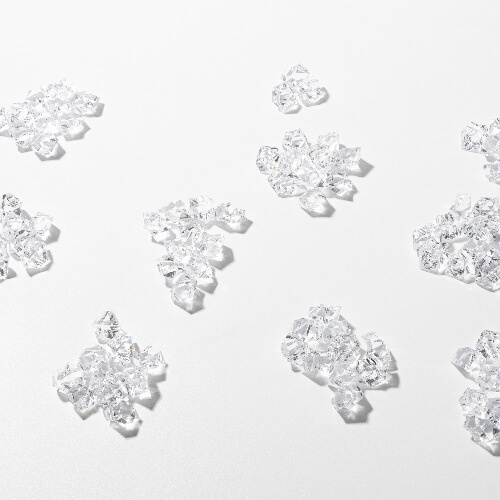 Artificial crushed ice - colorless