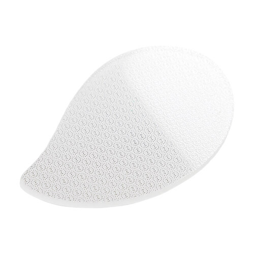 Glass foot file for sublimation - droplet