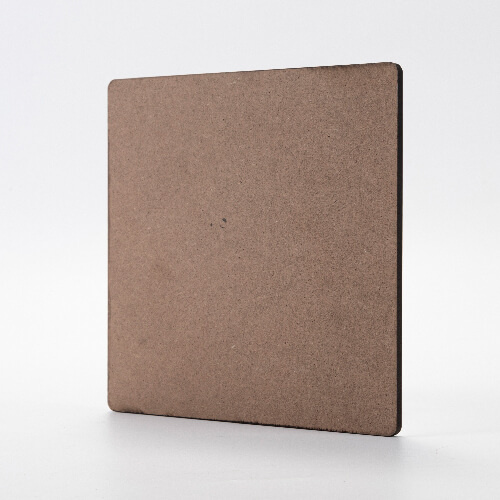 Kiudplaat sublimatsiooni jaoks 20 x 20 x 0,6 cm - 2 tk. - helepruun selg