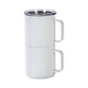 Mug inox 550 ml pour sublimation - blanc
