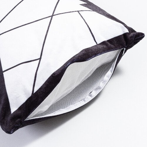 Funda de almohada de felpa con paneles para fotos para sublimación - Árbol de Navidad