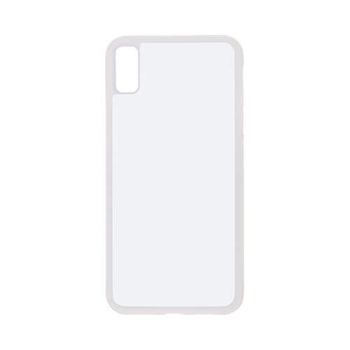 Funda para iPhone XS Max de plástico blanco por sublimación por transferencia térmica