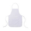 White apron with pocket for children for sublimation