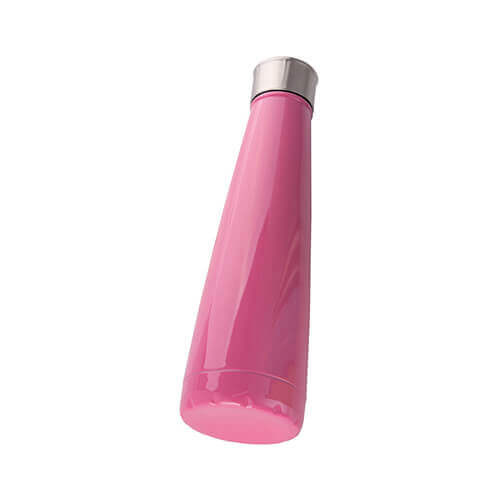 Bidon – 420 ml pyramid-shaped beverage bottle - pink