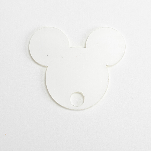 Acryl naambadge voor 1200 ml mok voor sublimatie - Mickey