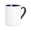 Mug à sublimation 325 ml - avec intérieur et anse bleu marine