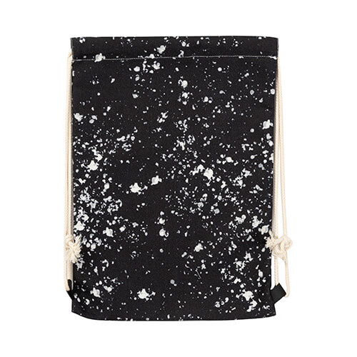 Geantă de spate albită Starry Black pentru sublimare