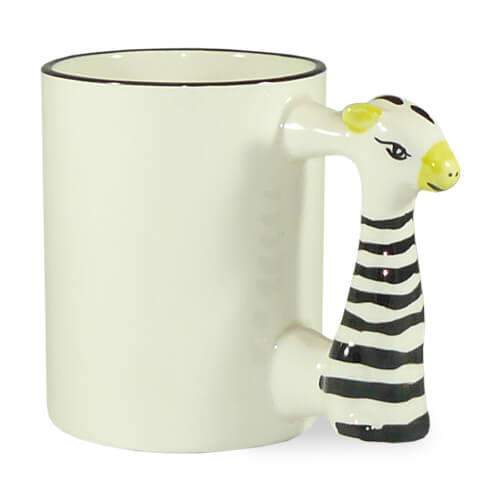 Krūzis 330 ml zebra Sublimācija Termiskā pārnese