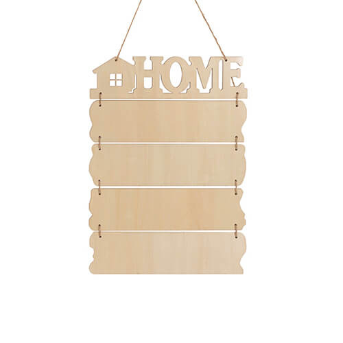 Five hanging plywood frames for sublimation - Home