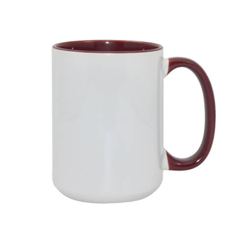 MAX vrč A+450 ml FUNNY bordo sublimacijski toplotni prenos