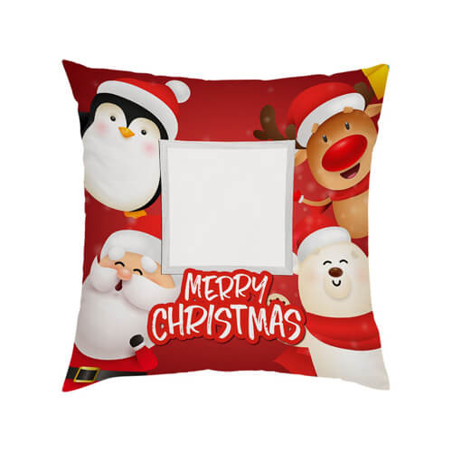 38 x 38 cm canvas pillowcase for sublimation - Red