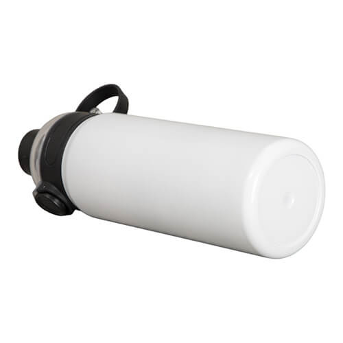 720 ml stainless steel bottle with black lid for sublimation