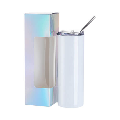 Holographic box with a window for a cup from the BW34-600 series